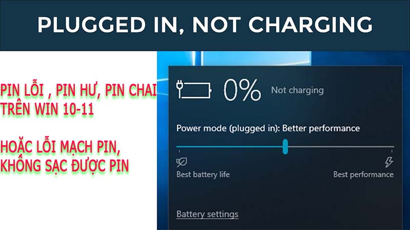 Nguyên nhân và cách xử lý khi laptop bị chai pin