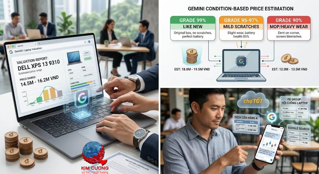 Cách định giá laptop cũ trên thị trường nhờ AI ai cũng làm được. Cách định giá laptop cũ trên thị trường nhờ AI ai cũng làm được.