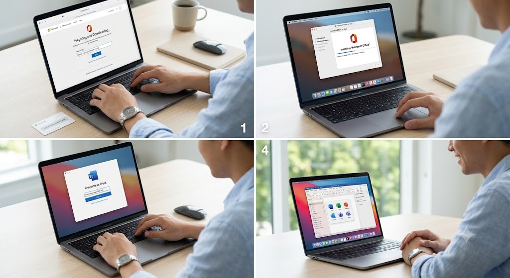 Hướng dẫn cài office bản quyền trên macbook Hướng dẫn cài office bản quyền trên macbook