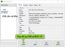 Tạo USB cài MACBook OS trực tiếp trên Windows